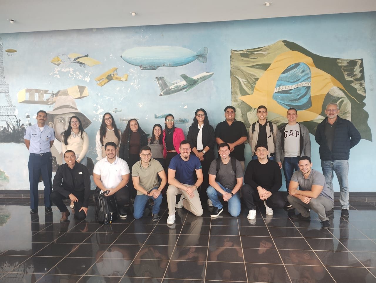 Alunos da Turma 6 Nacional do PE-Safety no ITA
